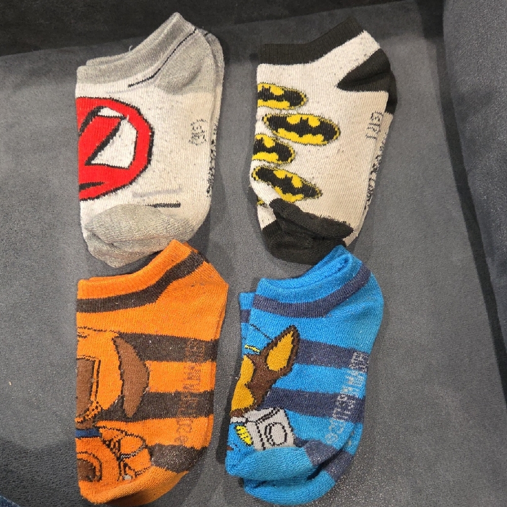 DC Comics & Paw Patrol Kids Ankle Socks Set